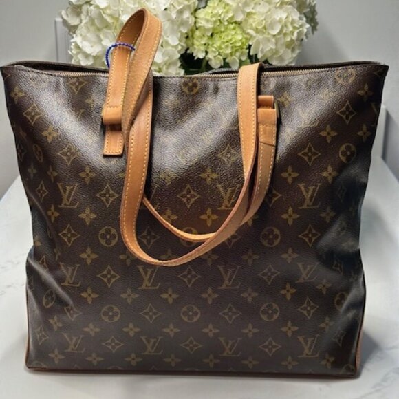 š„š„š„Louis Vuitton LV Vintage Cabas Mezzo Tote Shoulder Bag EUC! - Picture 2 of 15